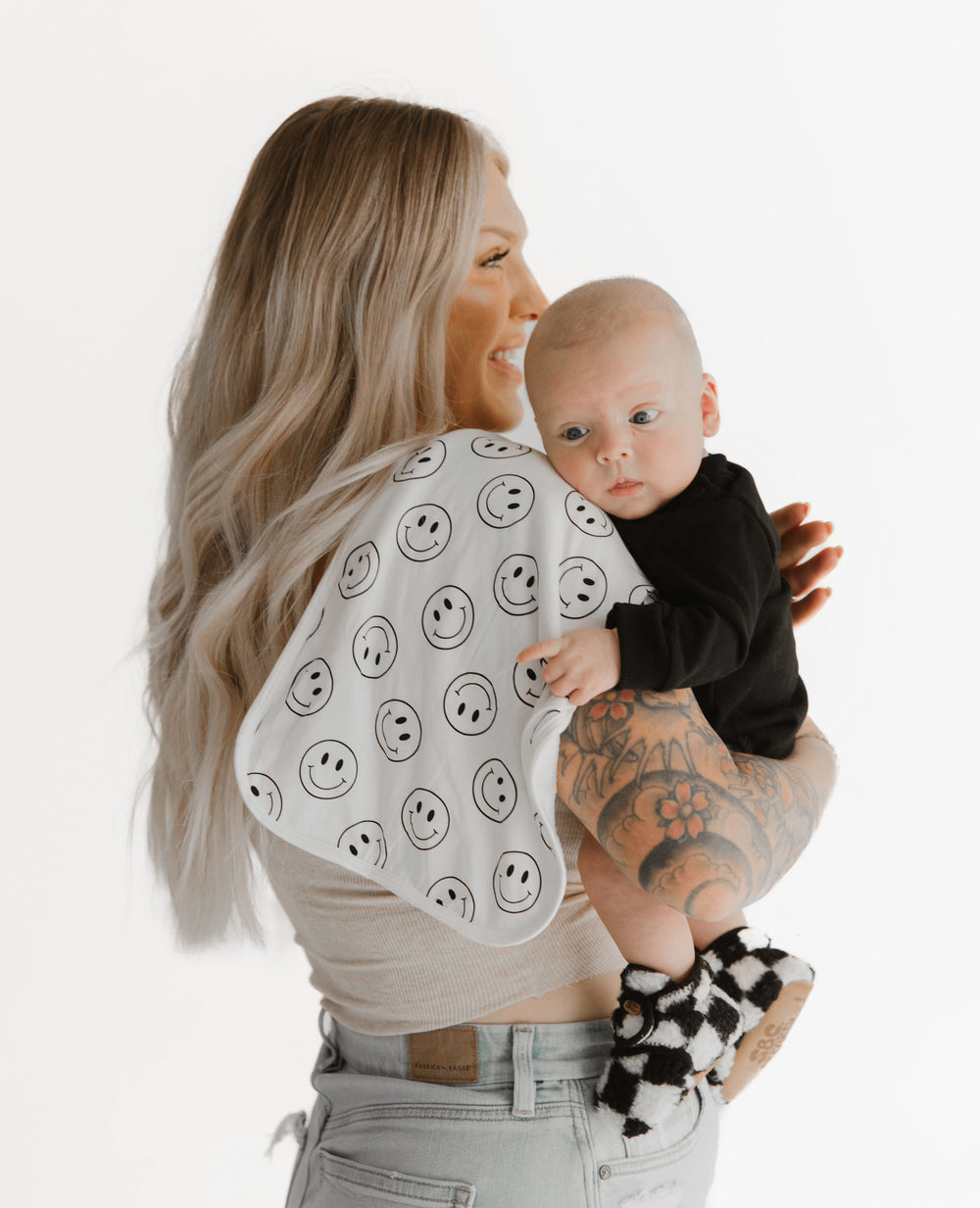 Rebel — Bamboo Burp Clothes (3 Pack)