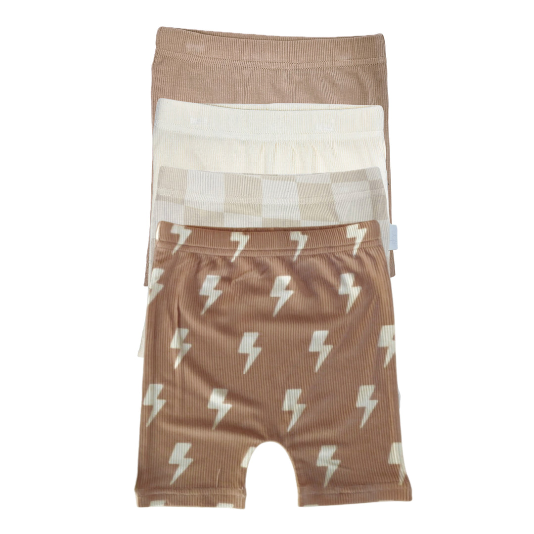 Everyday Bamboo Biker Shorts (4 Pack) - Rebel Beige