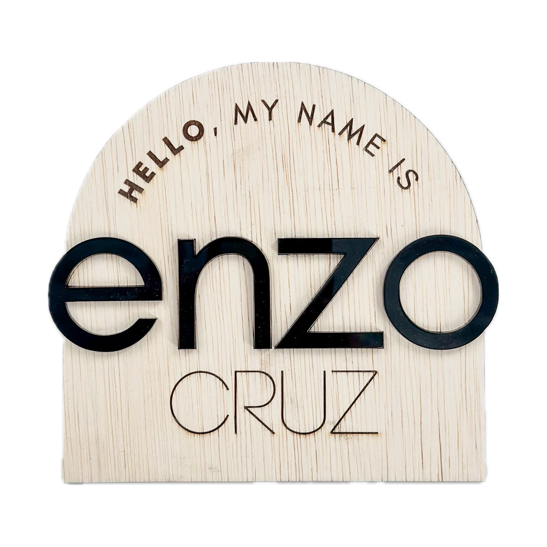 ‘Hello My Name Is’ (Arch) — Custom