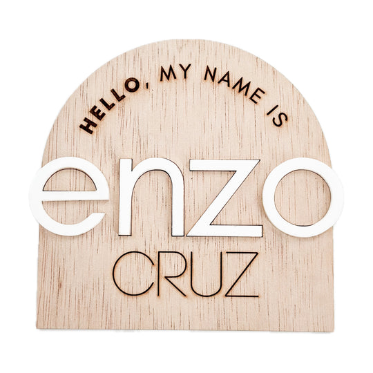 ‘Hello My Name Is’ (Arch) — Custom